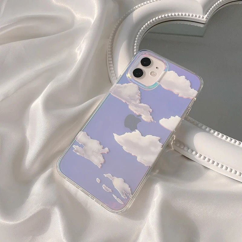 Luxury Cloud Holographic iPhone Case