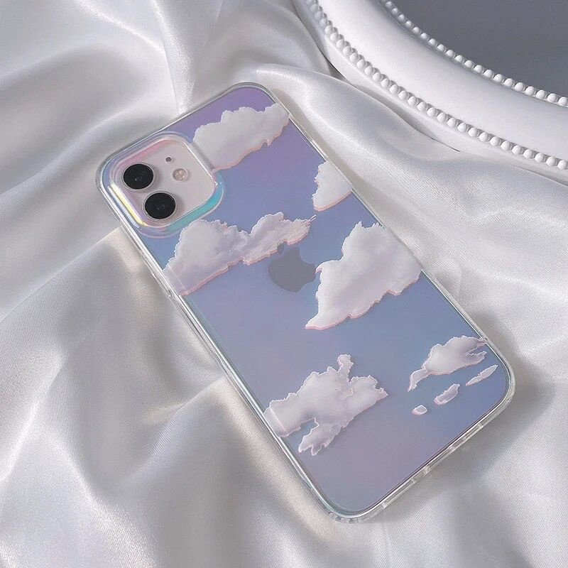 Luxury Cloud Holographic iPhone Case