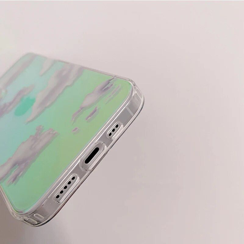 Luxury Cloud Holographic iPhone Case