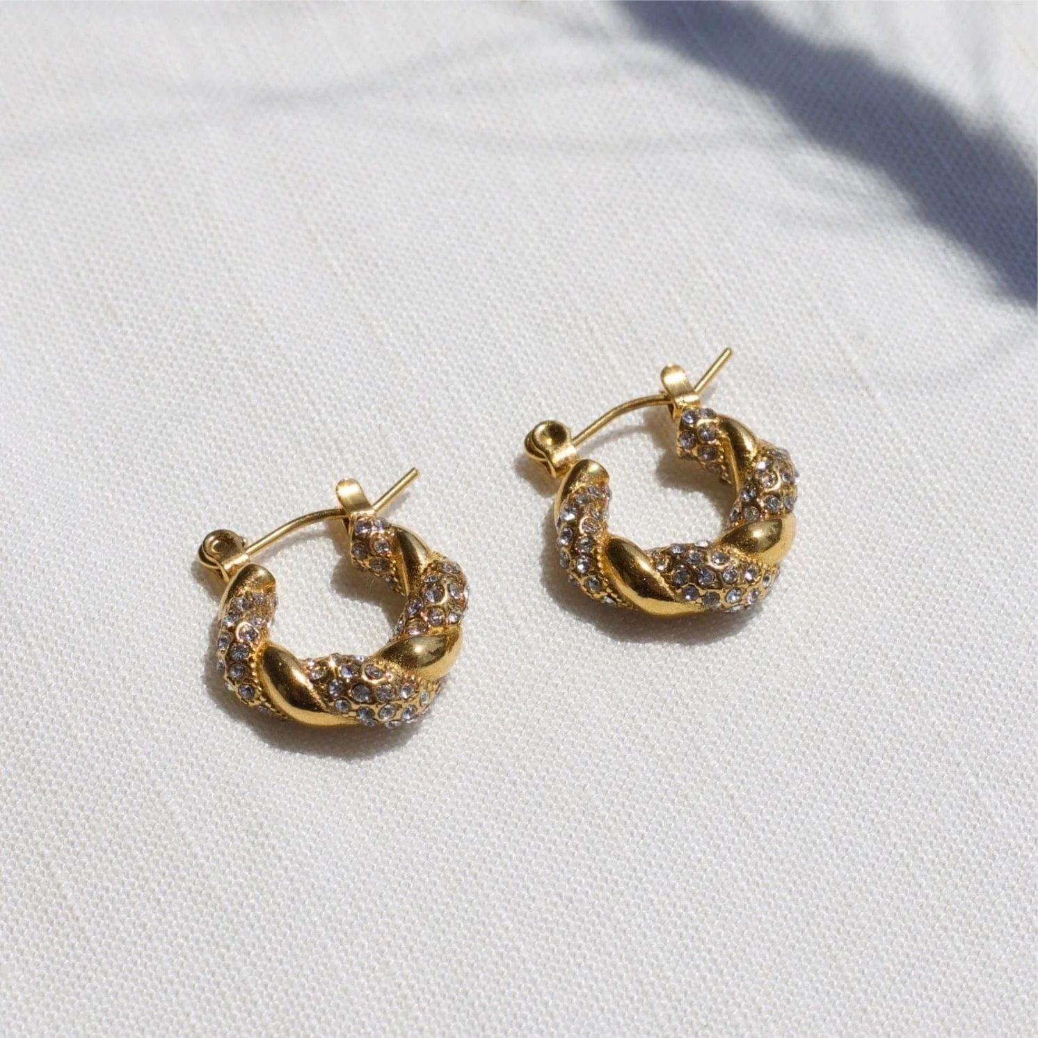 Mia Twisted Hoop Earring