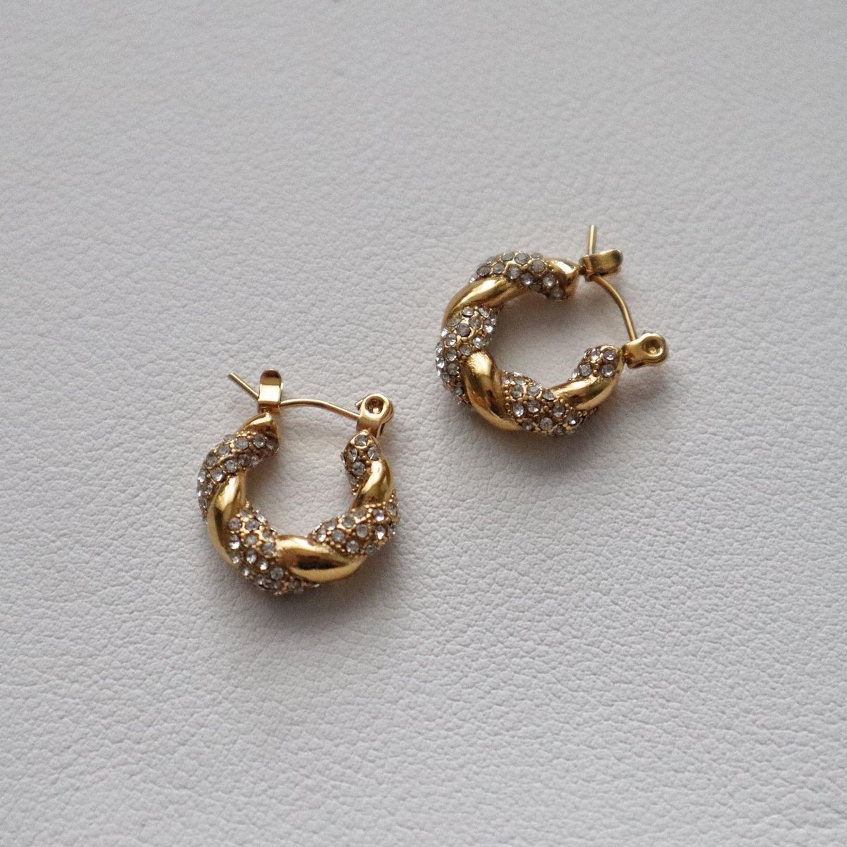 Mia Twisted Hoop Earring