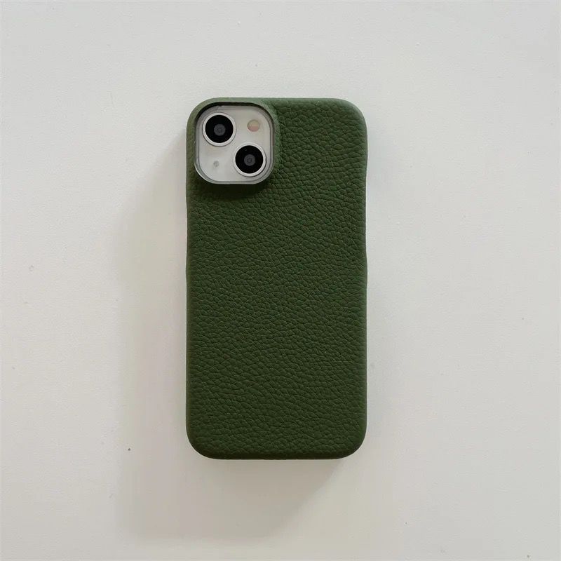 Luxury Leather Matte iPhone Protective Case