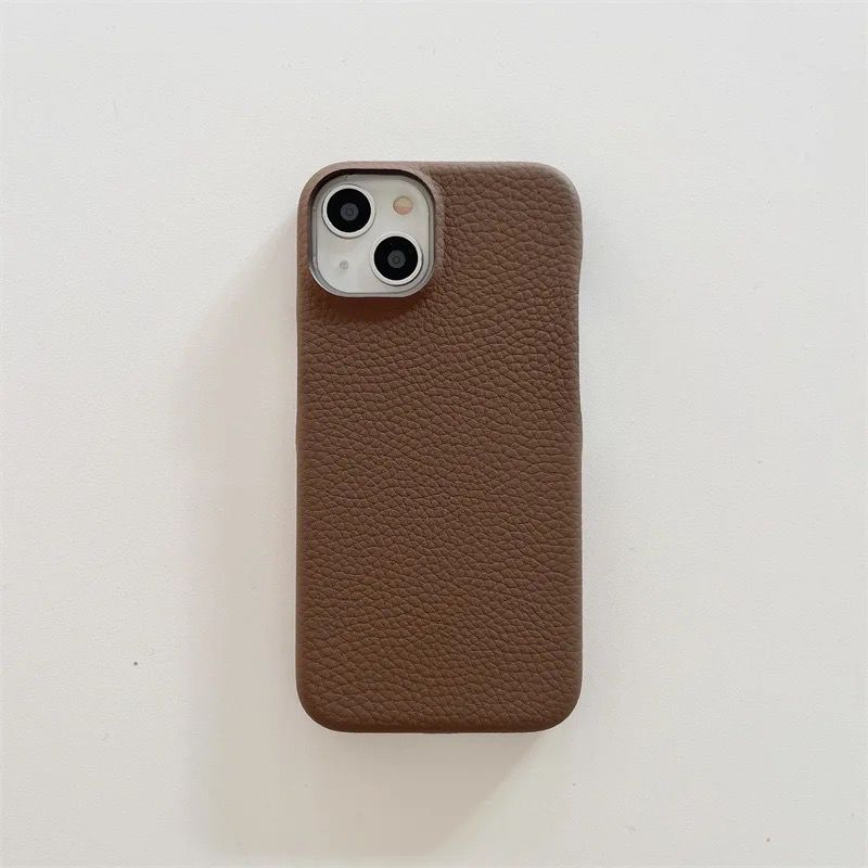 Luxury Leather Matte iPhone Protective Case