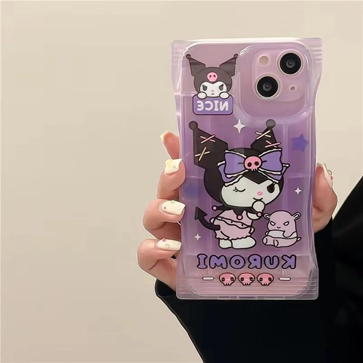 Candy Hello Kitty Kuromi Melody Cartoon Characters iPhone Soft Case