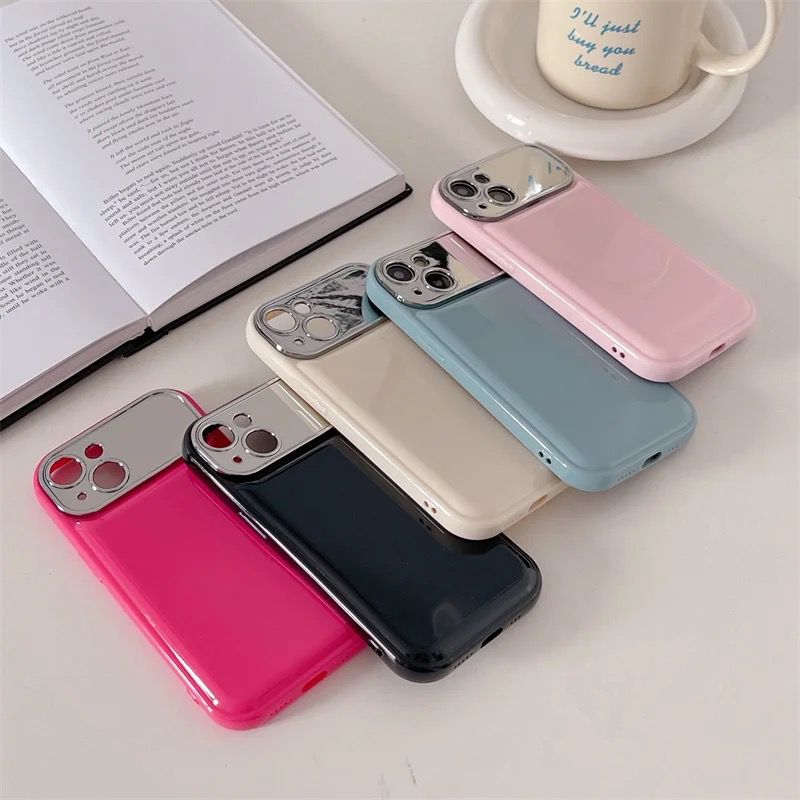 Electroplated Air Cushion iPhone Candy Colors Soft Case