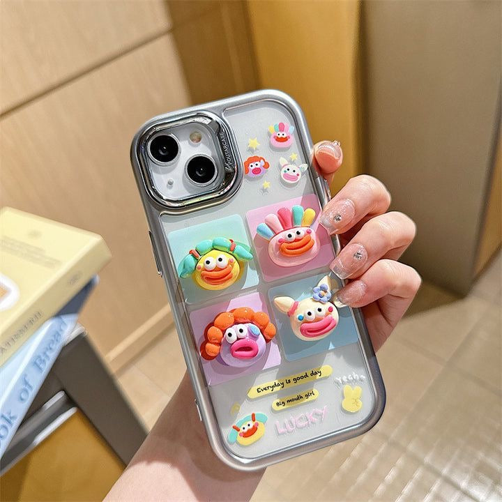 3D Funky Crartoon High Quality Bumper iPhone Case For iPhone 15