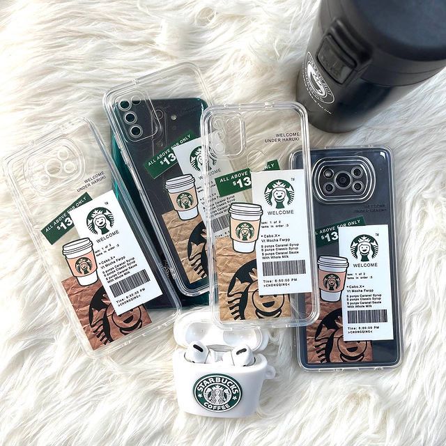 Starbucks Coffee Transparent Custom Slim  Soft Cases