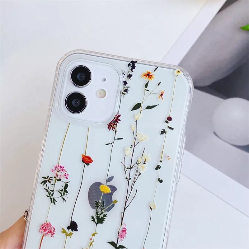 Floral Leaf Grass Custom Slim Soft Cases