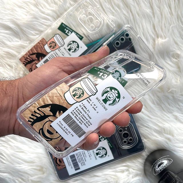 Starbucks Coffee Transparent Custom Slim  Soft Cases