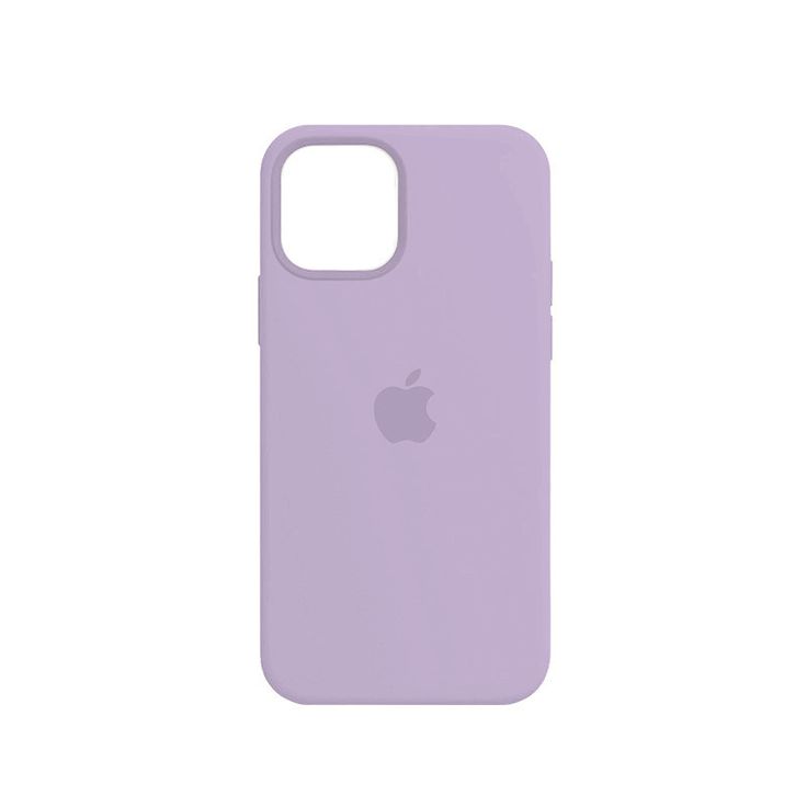 iPhone Liquid Silicone Logo Case (Elegant Purple)