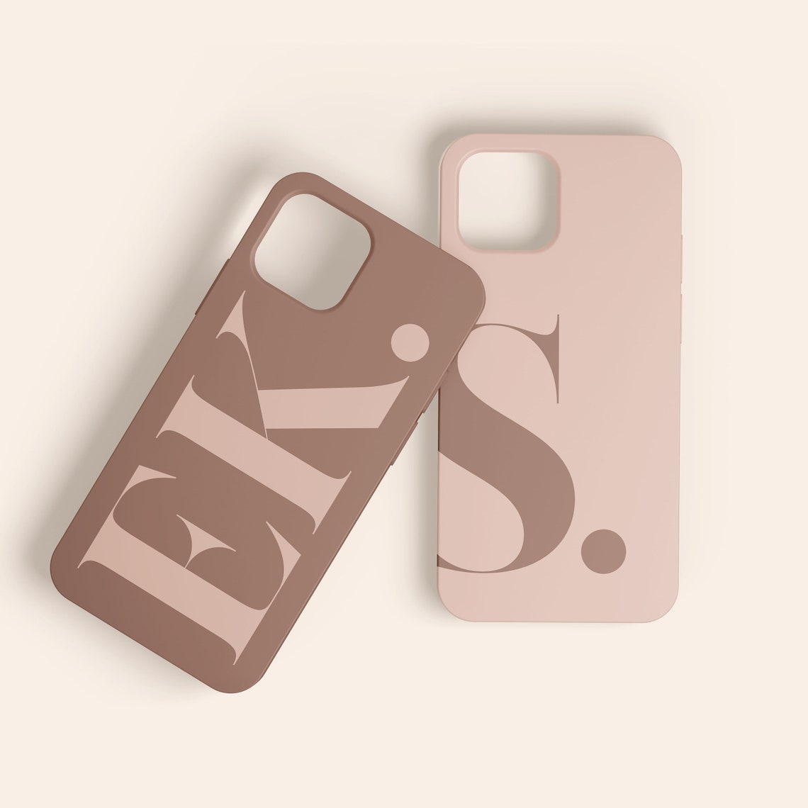 Classy Initial Name Custom Slim Soft Cases