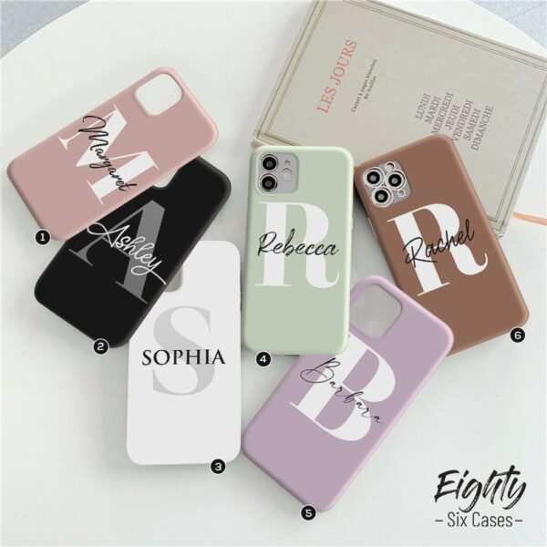 Custom Slim Name Soft Cases