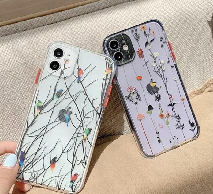 Bird Tree Bumper Soft Case For iPhone 11 11Pro 11ProMax