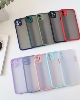 Colored Bumper Frosted  Case For iPhone 11 11ProMax X XS 7 8 SE2020
