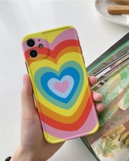 Rainbow Heart Soft Case