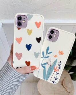 Heart Leaf 3D Soft Rubber Case For iPhone 14 13 11 12 12Pro 12ProMax 13Pro 13ProMax