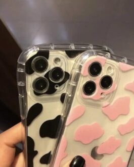 Arc Cow Transparent Soft Case For iPhone 11 12Pro