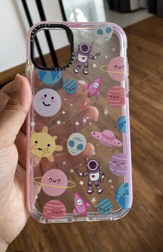 Pink Astronaut Planet Space Impact Case photo review