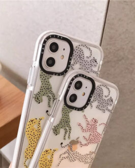 Rainbow Cheetah Impact Soft Case For iPhone 11 12proMax