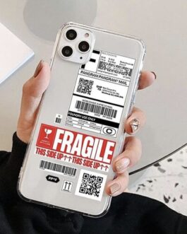 Fragile Transparent Custom Soft Cases