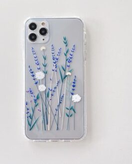Leaf Grass Transparent Custom Soft Cases