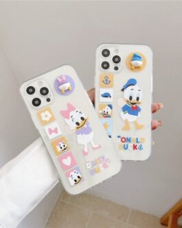 4D Charm Donald And Daisy Custom Soft Cases