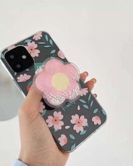 Floral Oil Pop Socket Custom Soft Cases