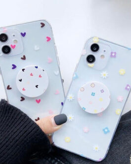 Colorful Heart & Floral Custom Soft Cases