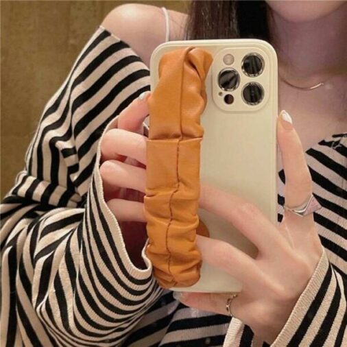 Luxury Leather Strap Silicone Soft Cases