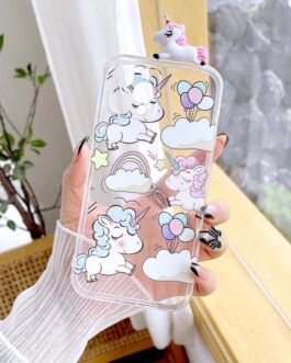 Unicorn Cloud 3D Toy Transparent Custom Soft Cases