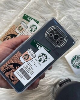 Starbucks Coffee Transparent Custom Soft Cases
