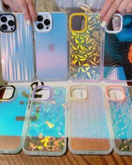 Luxury iPhone Rainbow Laser Soft Phone Case Cover