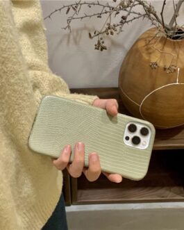 Luxury Green Leather Case