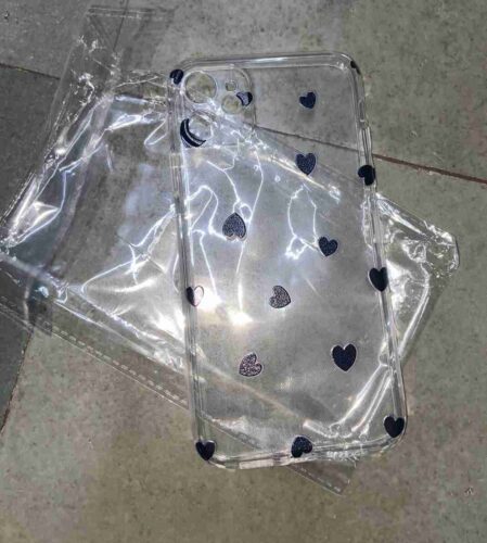 Heart Transparent Custom Soft Cases photo review