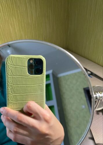 Leather Crocodile Case For iPhone X XS photo review