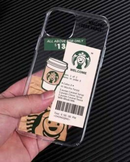 Starbucks Coffee Clear Custom Soft Cases