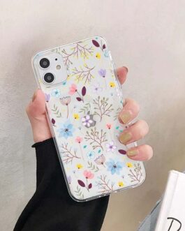 Floral Clear Custom Soft Cases