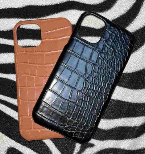 iPhone Luxury Crocodile Leather Hard Phone Case Cover photo review