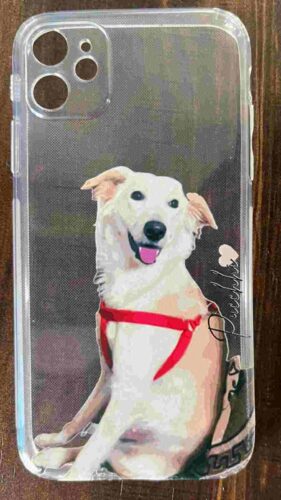 Pet Portrait Illustration Custom Soft Cases photo review