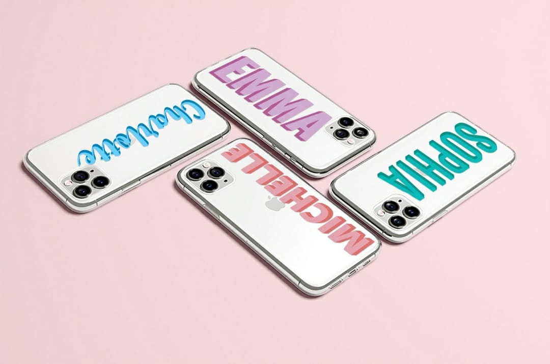 Name Cute Color Custom Soft Phone Case