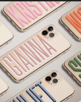 New Name Cute Color Custom Soft Phone Case