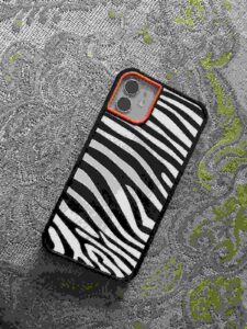 Cow Zebra Rubber Silicon Soft Case For iPhone 12 12Pro 12ProMax 13 13ProMax photo review
