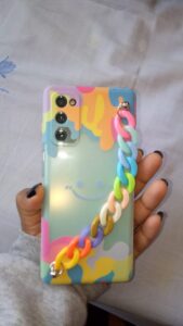 Rainbow Smile Strap Custom Soft Cases photo review