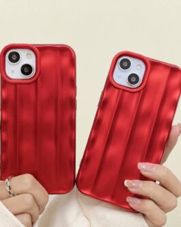 RED WAVY PARTY LOOK IPHONE CASE
