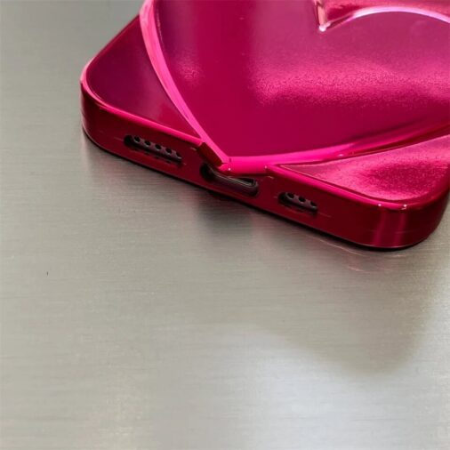 3D Hot Pink Girl iPhone Soft Luxury Case