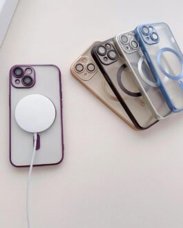 Magnetic Luxury Plating Matte Magsafe Soft Cases For iPhone 13 14 14ProMax