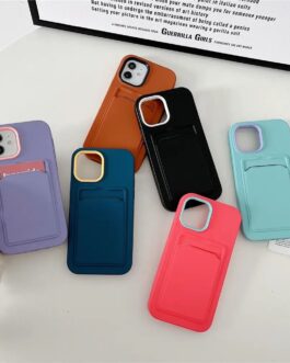 Card Holder iPhone Dual Coverage Soft Case
