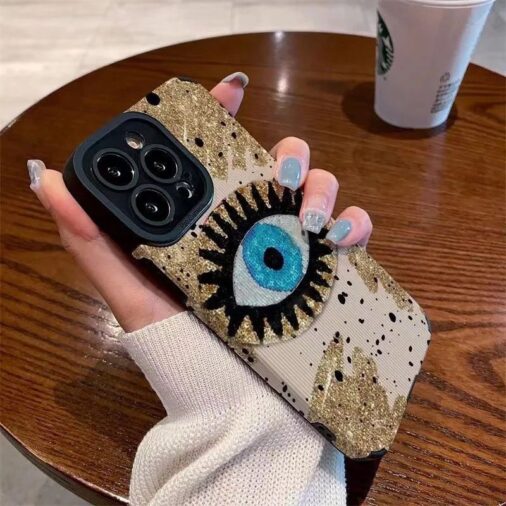 Evil Eye iPhone Textured Silicone Cases