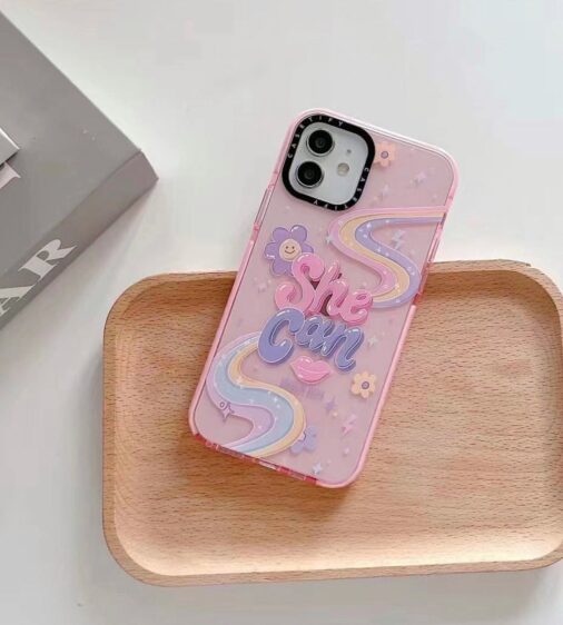 She Can Impact Silicone Soft iPhone Case