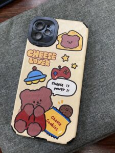 Cute Cheese iPhone Textured Silicone Case photo review